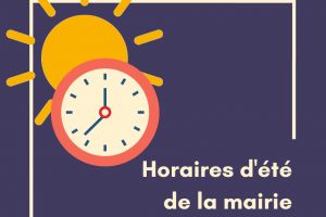 Horaires d'été - Accueil du secrétariat de mairie