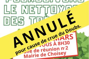 Nettoyage des Trèches annulé