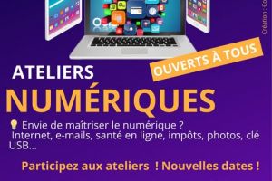 Ateliers numériques - Nouvelles dates !