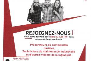 Recrutement en vue de l'ouverture du nouveau site logistique Intermarché à Rocherfort sur Nenon