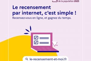 Recensement 2025 : répondez au questionnaire sans tarder !
