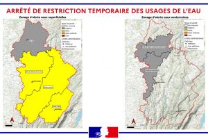 RESTRICTION SUR L'USAGE DE L'EAU