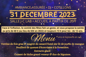 Réveillon de la St Sylvestre